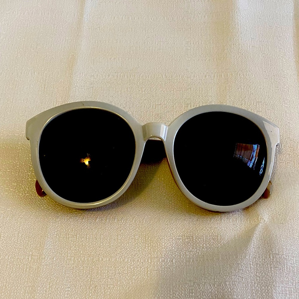 Round White Sunglasses
